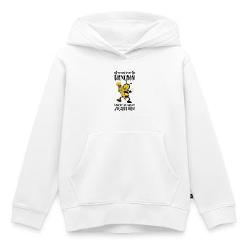Biene fleißig Schule Zuckertüte süß Schulkind - Kinder Premium Organic Hoodie - Weiß - Vorne - AI Model Kid Female (0cm)