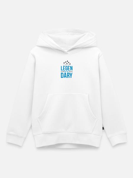 legendary - Kinder Premium Organic Hoodie - Weiß