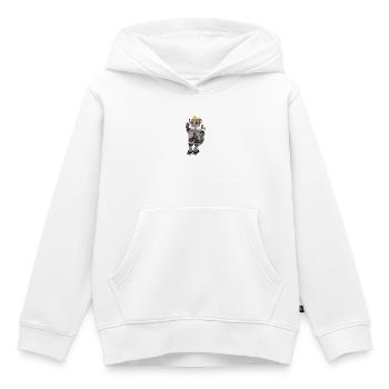roboter - Kinder Premium Organic Hoodie - Weiß - Vorne - AI Model Kid Female (0cm)