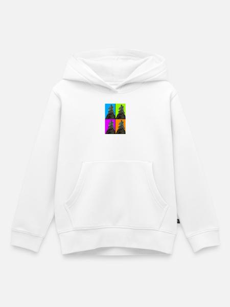 Herkules - Kassel - Kinder Premium Organic Hoodie - Weiß