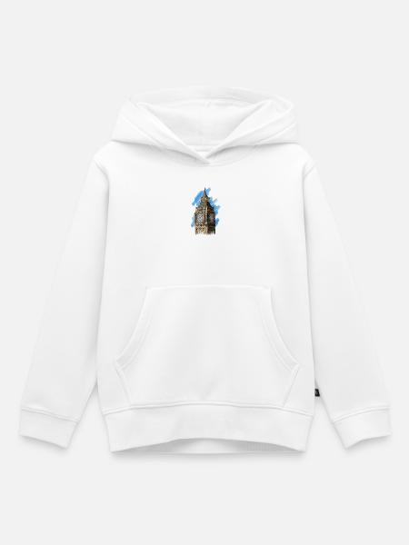 Big Ben - Kids Premium Organic Hoodie - white