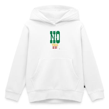 NO WOMAN NO CRY - Sweat Premium à capuche enfant bio - blanc - Devant - AI Model Kid Female (0cm)