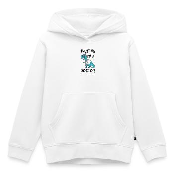 Doctor Doctor - Kids Premium Organic Hoodie - white - Front - AI Model Kid Female (0cm)