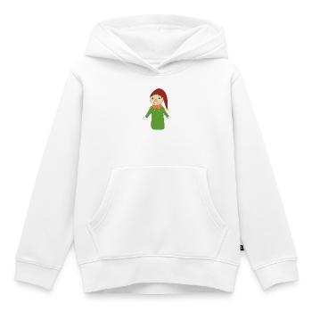 Kasper - Kinder Premium Organic Hoodie - Weiß - Vorne - AI Model Kid Female (0cm)