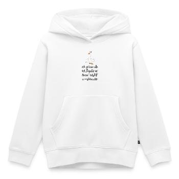 Lustige Geschenke für Vegetarier zu Weihnachten - Kinder Premium Organic Hoodie - Weiß - Vorne - AI Model Kid Female (0cm)