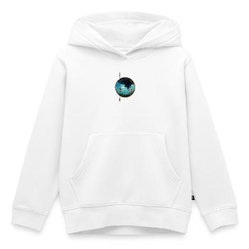 Atemberaubende Quallen schweben am Himmel - Kinder Premium Organic Hoodie - Weiß - Vorne - AI Model Kid Female (0cm)