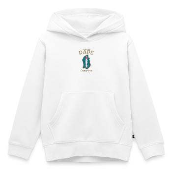 Lettonie Phare Pape, mer Baltique, - Sweat Premium à capuche enfant bio - blanc - Devant - AI Model Kid Female (0cm)