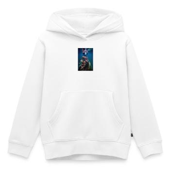 Geisha zombie sous l'eau - Sweat Premium à capuche enfant bio - blanc - Devant - AI Model Kid Female (0cm)
