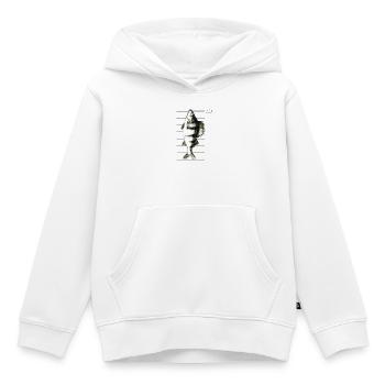 Barsch Angeln - Kinder Premium Organic Hoodie - Weiß - Vorne - AI Model Kid Female (0cm)
