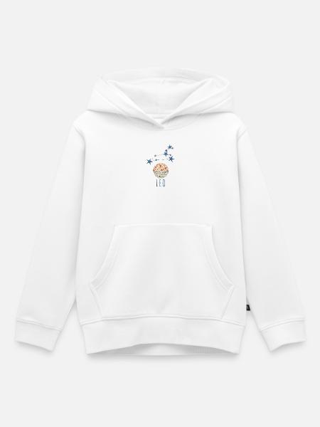 Das Sternbild Löwe - Kinder Premium Organic Hoodie - Weiß