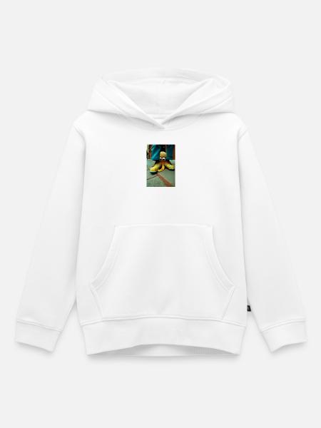 Anthropomorph 03 - Kinder Premium Organic Hoodie - Weiß