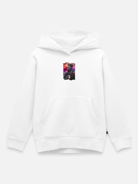 Sepia zwischen den Farben - Kinder Premium Organic Hoodie - Weiß