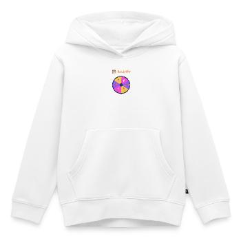 XY-Roulette - Kinder Premium Organic Hoodie - Weiß - Vorne - AI Model Kid Female (0cm)