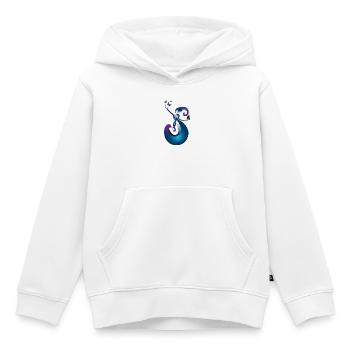 Geben Empfangen - Kinder Premium Organic Hoodie - Weiß - Vorne - AI Model Kid Female (0cm)