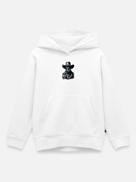DogHat - Kinder Premium Organic Hoodie - Weiß