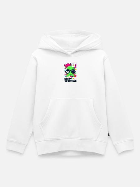 Geeky Goodness - Sweat Premium à capuche enfant bio - blanc