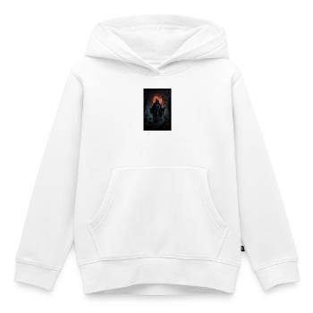 Spectre de la Lune de sang - Sweat Premium à capuche enfant bio - blanc - Devant - AI Model Kid Female (0cm)