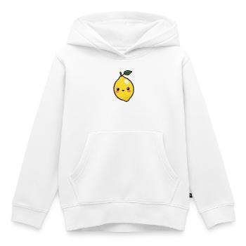 Lemon - Kids Premium Organic Hoodie - white - Front - AI Model Kid Female (0cm)