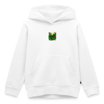 Sunbeam Jungle Burst - Kids Premium Organic Hoodie - white - Front - AI Model Kid Female (0cm)