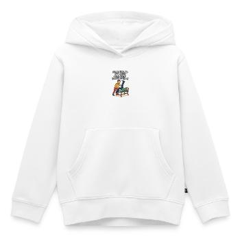 Physio Spruch Keine Ahnung ob's hilft lustig - Kinder Premium Organic Hoodie - Weiß - Vorne - AI Model Kid Female (0cm)