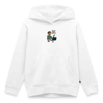 Status-Sprechblasengrafik stummschalten - Kinder Premium Organic Hoodie - Weiß - Vorne - AI Model Kid Female (0cm)