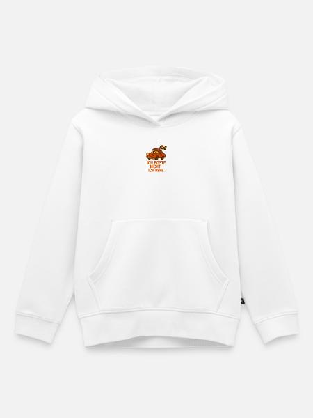 Ich_Roste_nicht_ich_Reife - Kinder Premium Organic Hoodie - Weiß