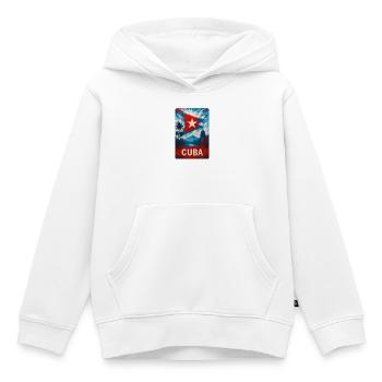 Kuba – Stolz der Karibik - Kinder Premium Organic Hoodie - Weiß - Vorne - AI Model Kid Female (0cm)