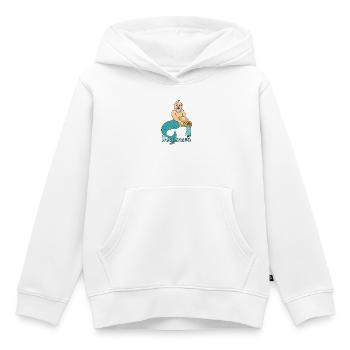 Signe du zodiaque Verseau - Sweat Premium à capuche enfant bio - blanc - Devant - AI Model Kid Female (0cm)