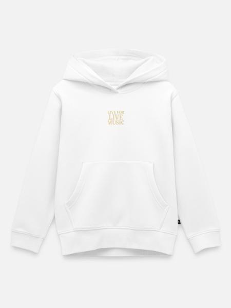 Live für Live-Musik - Kinder Premium Organic Hoodie - Weiß