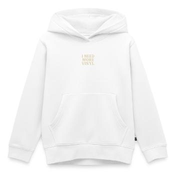 Ich brauche mehr Vinyl - Kinder Premium Organic Hoodie - Weiß - Vorne - AI Model Kid Female (0cm)