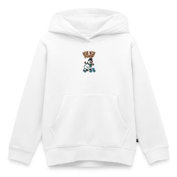 schneemann eiswürfel kinder witzig pups - Sweat Premium à capuche enfant bio - blanc - Devant - AI Model Kid Female (0cm)