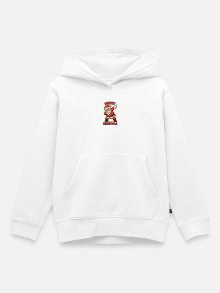 Dabbender Weihnachtsmann Dab Santa - Kinder Premium Organic Hoodie - Weiß