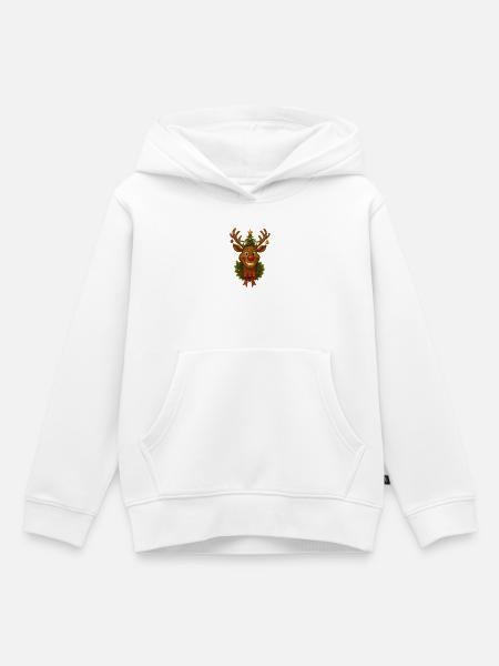 Rudolph das Rentier - Kinder Premium Organic Hoodie - Weiß