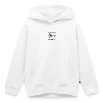 Anfang einer Gamerengeschichte - Kinder Premium Organic Hoodie - Weiß - Vorne - AI Model Kid Female (0cm)