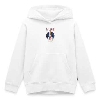 Navetteurs spatiaux de la NLRB - Sweat Premium à capuche enfant bio - blanc - Devant - AI Model Kid Female (0cm)
