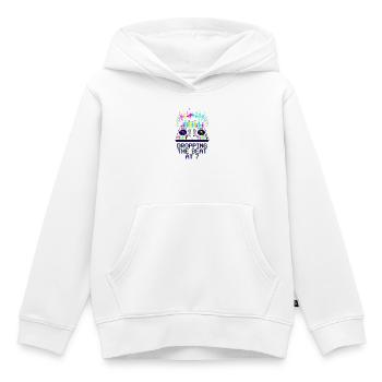 Lancer le rythme à 7 DJ - Sweat Premium à capuche enfant bio - blanc - Devant - AI Model Kid Female (0cm)