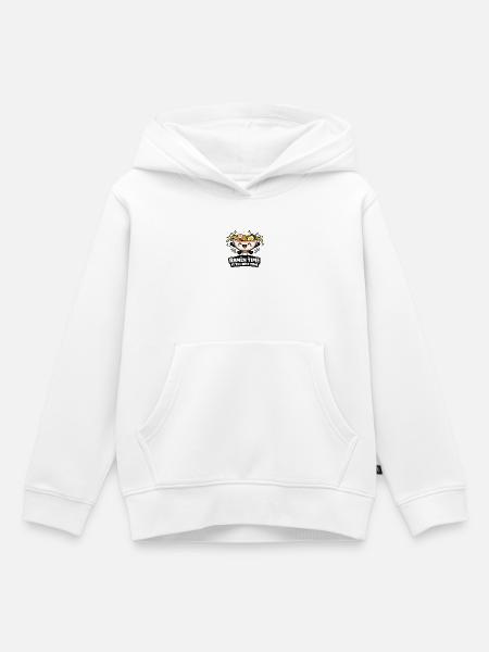 Ramen Zeit: Glückliche Nudeln - Kinder Premium Organic Hoodie - Weiß