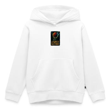 Smash la victoire ! Ping Pong - Sweat Premium à capuche enfant bio - blanc - Devant - AI Model Kid Female (0cm)