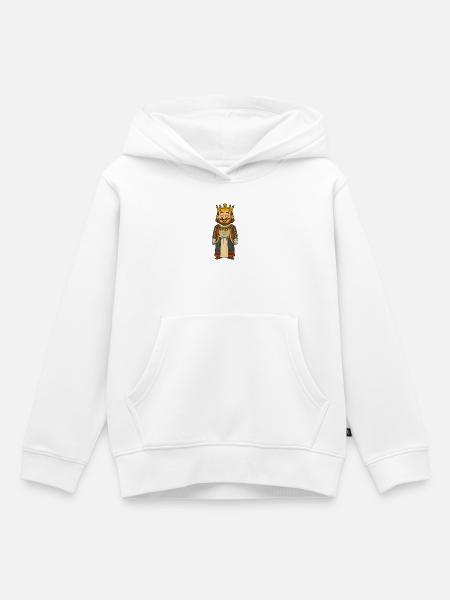 Josemiguelerischer Riese - Kinder Premium Organic Hoodie - Weiß