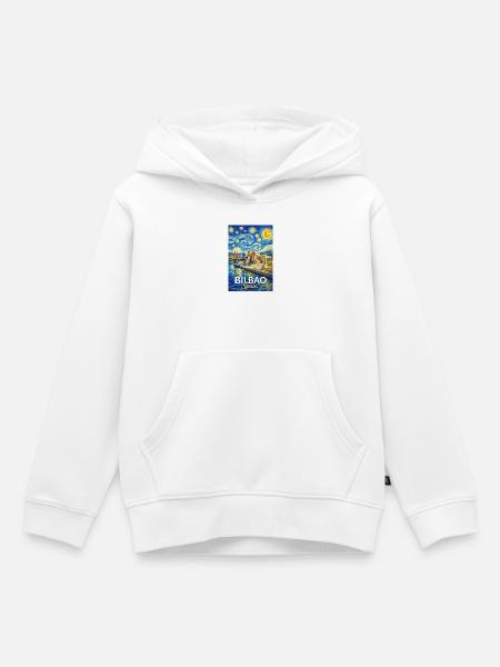 Bilbao Spain - Kinder Premium Organic Hoodie - Weiß
