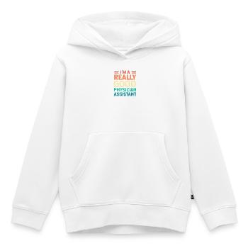 MFA PA Physician Assistant Nursing Physician Assistant - Kids Premium Organic Hoodie - white - Front - AI Model Kid Female (0cm)