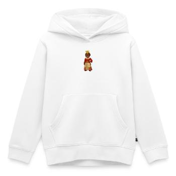 Riesige Braulia - Kinder Premium Organic Hoodie - Weiß - Vorne - AI Model Kid Female (0cm)