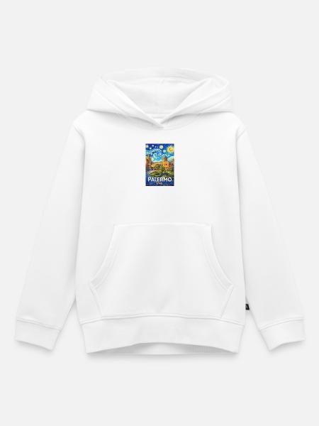 Palermo, Italien. - Kinder Premium Organic Hoodie - Weiß