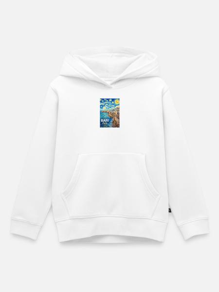 Bari, Italien. - Kinder Premium Organic Hoodie - Weiß