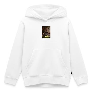 Coconut Street Market Graffiti - Kids Premium Organic Hoodie - white - Front - AI Model Kid Female (0cm)
