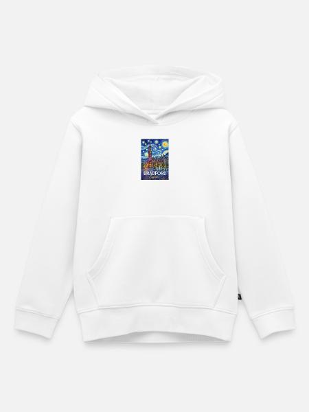Bradford, England - Kinder Premium Organic Hoodie - Weiß