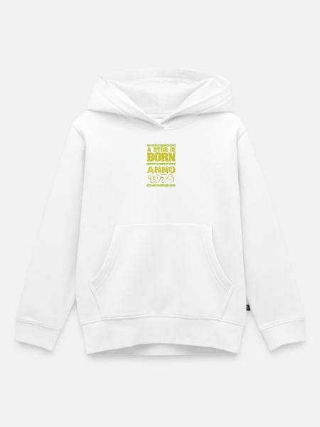 1976 - Kinder Premium Organic Hoodie - Weiß