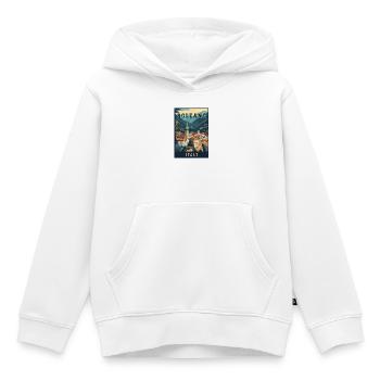 Entdecken Sie die Alpenstadt Bozen in Italien - Kinder Premium Organic Hoodie - Weiß - Vorne - AI Model Kid Female (0cm)
