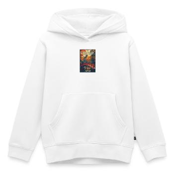 Découvrez la tranquillité de Nikko au Japon - Sweat Premium à capuche enfant bio - blanc - Devant - AI Model Kid Female (0cm)