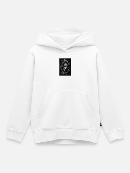 Medusa - Kinder Premium Organic Hoodie - Weiß
